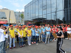 “我的青春·我的团”公司举行五四青年节户外拓展训练活动