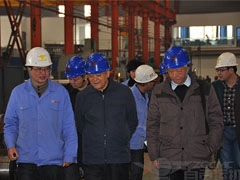 四川省重大技术装备领导小组顾问沈国俊、何木云莅临公司参观考察