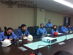 新型纠偏托辊研制项目通过公司验收