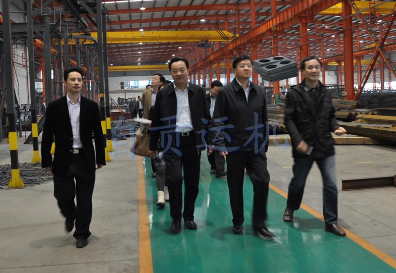 广安市党政代表团莅临公司考察