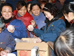 红红的苹果暖融融